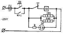 高宝DXW-60高温电子消毒柜电路原理图