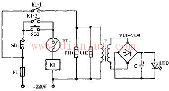 华宝YHX60-2A高温电子消毒柜电路原理图