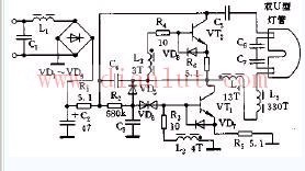 WATTPOOL9W组成的节能灯电路