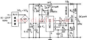 MC34261节能灯功率因数调节器电路