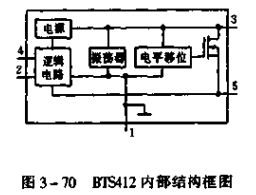智能型功率开关BTS412的内部结构及稳压电源电路图