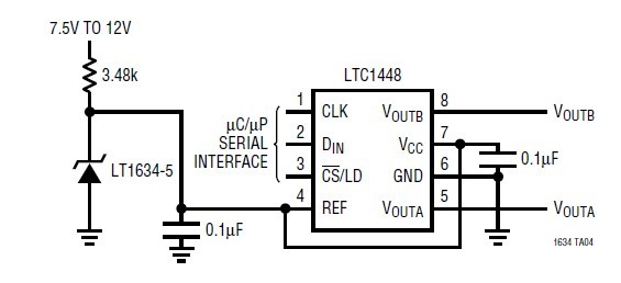 LT1634-微功率精准并联电压基准